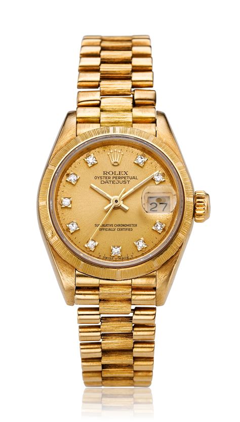 rolex ladies datejust gold face|rolex lady datejust 18k gold.